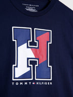 Camiseta Tommy Hilfiger Mangas Cortas Estampada Para Niños by Tommy Hilfiger