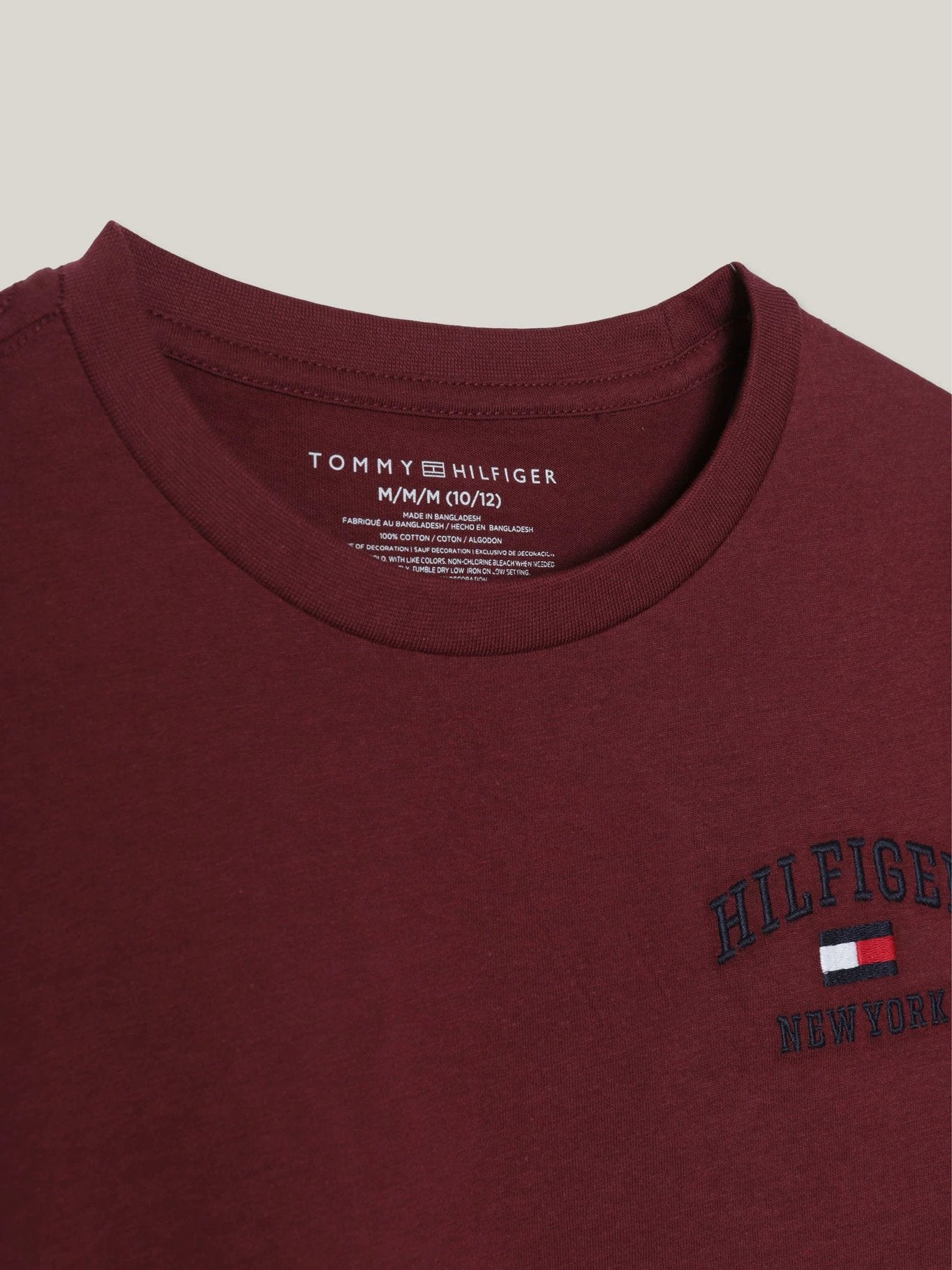 Camiseta Tommy Hilfiger Mangas Cortas Estampada Para Niños by Tommy Hilfiger