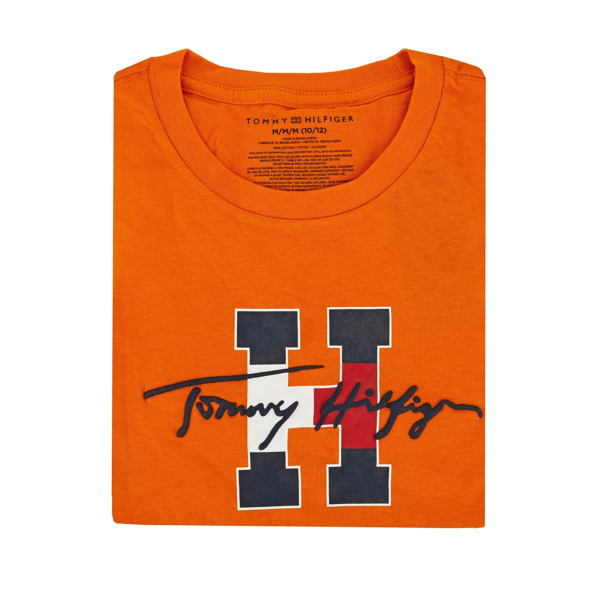 Camiseta Tommy Hilfiger Mangas Cortas Estampada P/ Niños by Tommy Hilfiger