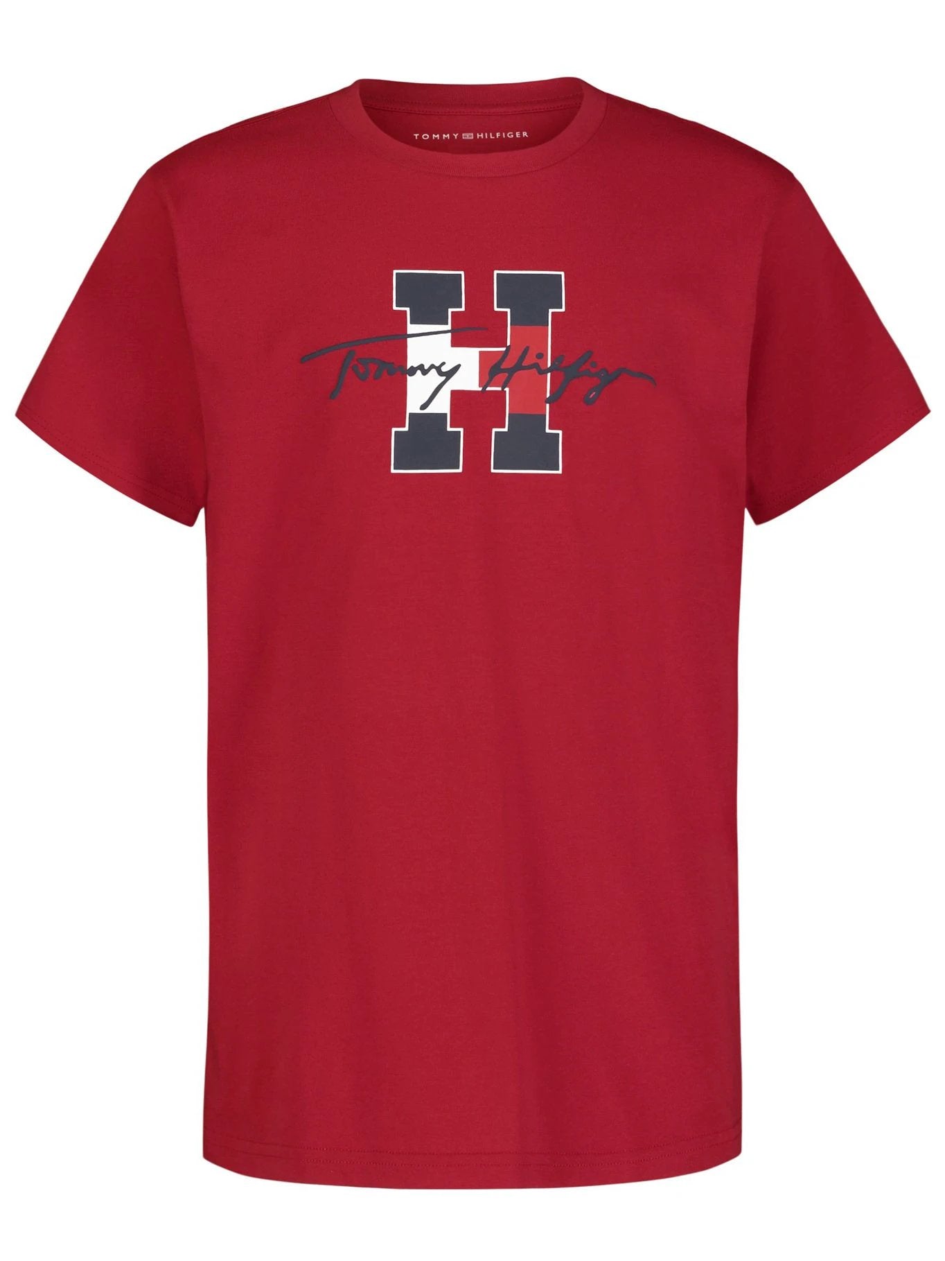 Camiseta Tommy Hilfiger Mangas Cortas Estampada P/ Niños by Tommy Hilfiger