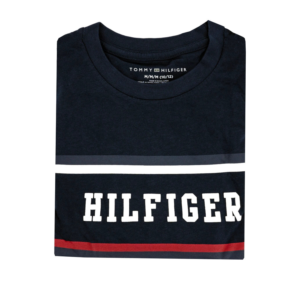 Camiseta Tommy Hilfiger Mangas Largas Estampada P/ Niños by Tommy Hilfiger