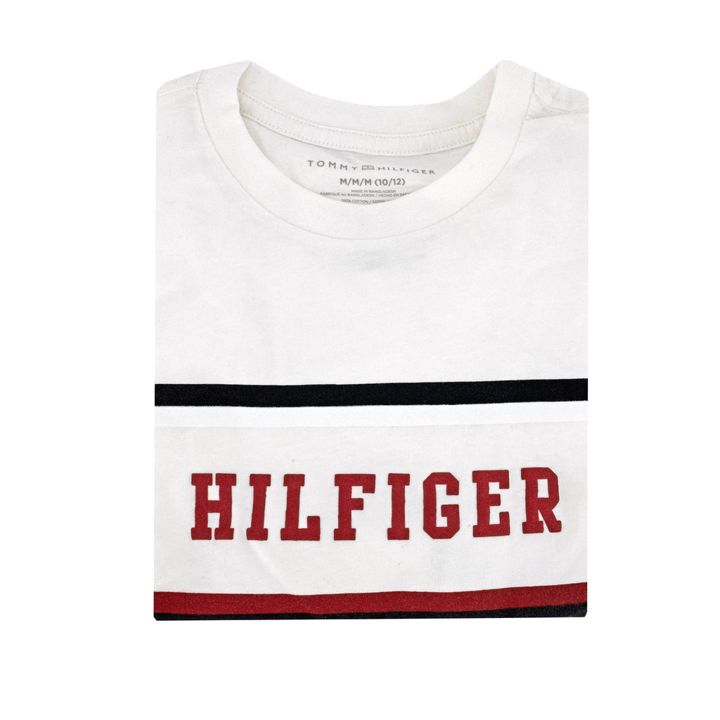 Camiseta Tommy Hilfiger Mangas Largas Estampada P/ Niños by Tommy Hilfiger