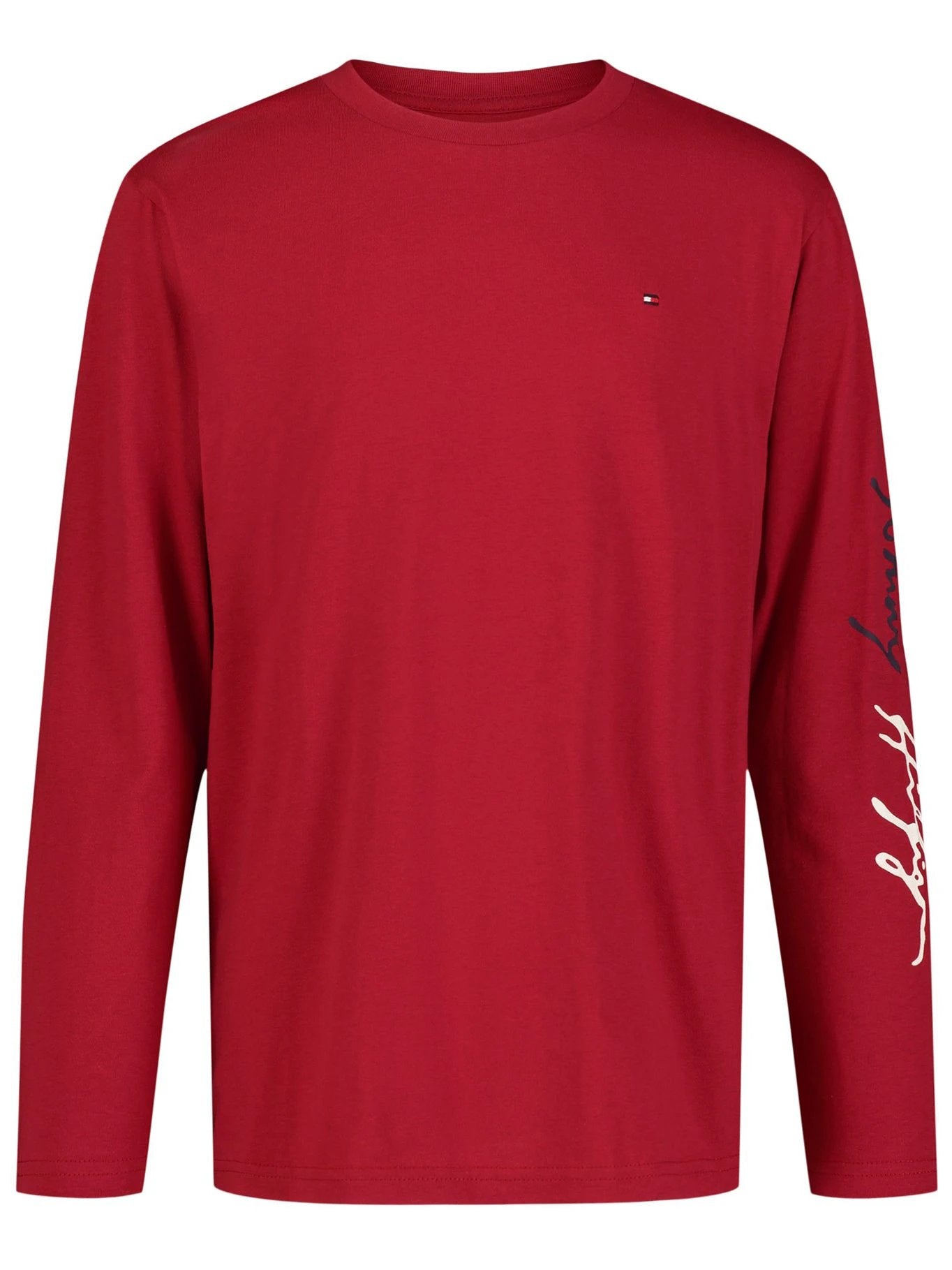 Camiseta Tommy Hilfiger Mangas Largas Estampada P/ Niños by Tommy Hilfiger