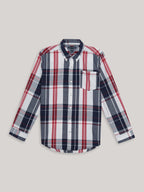 Camisa Tommy Hilfiger Mangas Largas Cuadros Para Niños by Tommy Hilfiger