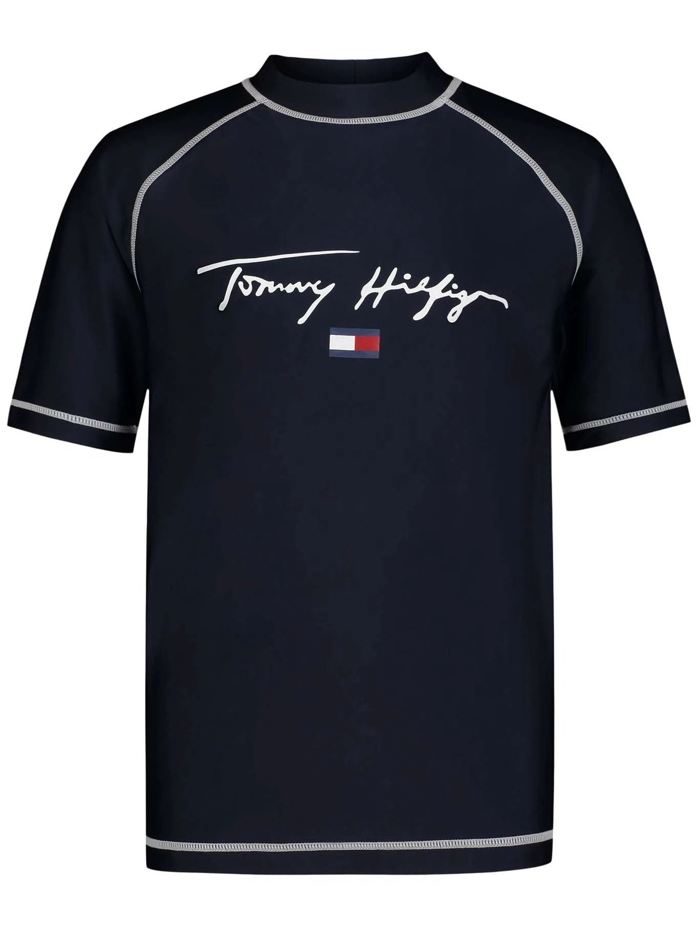 Camiseta Tommy Hilfiger Mangas Cortas Estampada P/ Niños by Tommy Hilfiger