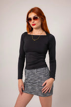 TOP MANGA LARGA B-M 9099.