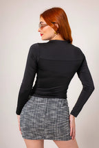 TOP MANGA LARGA B-M 9099.
