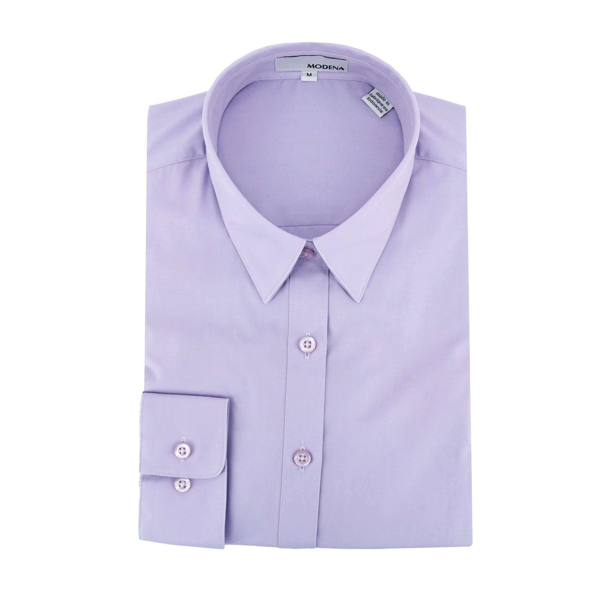 Camisa Modena Mangas Largas Lisa P/ Damas by Modena