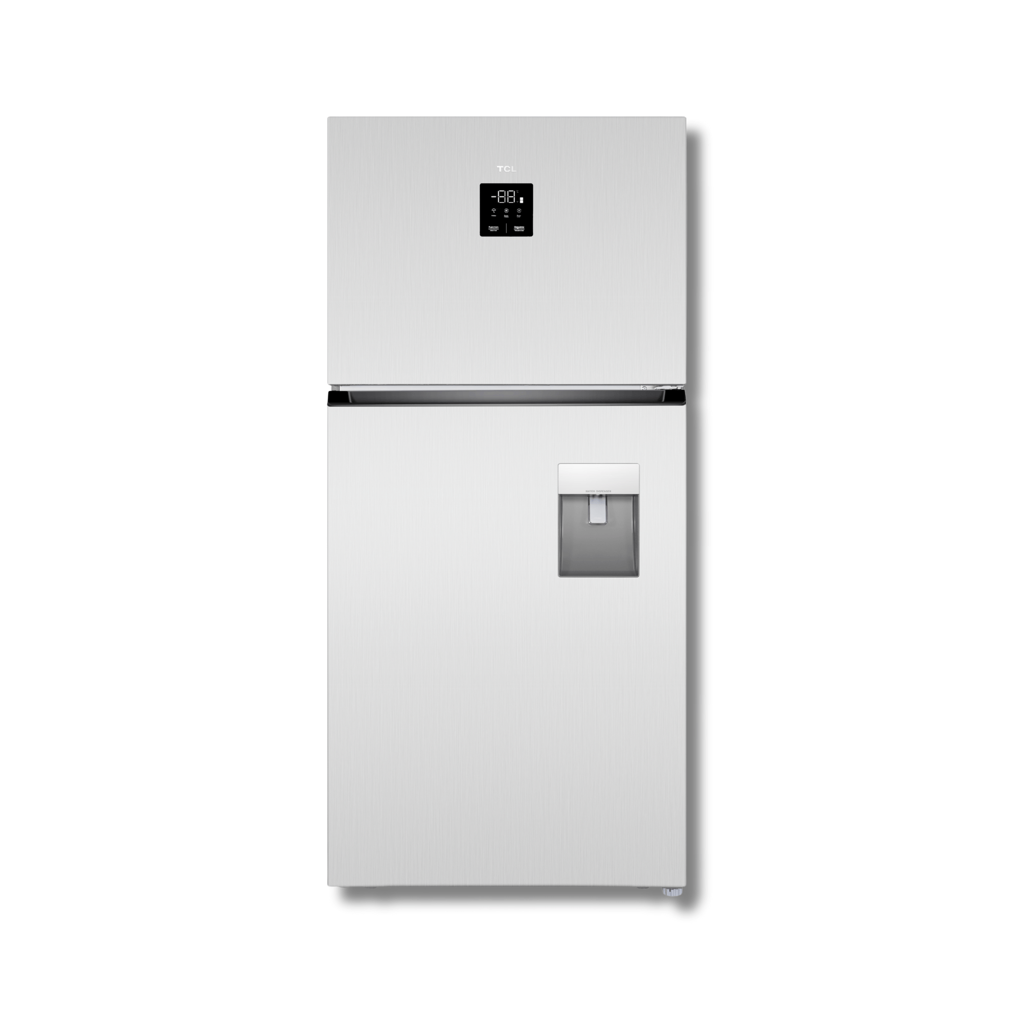 Nevera Top Mount TCL P425TMN 15 Pies Cúbicos Eco Inverter Gris
