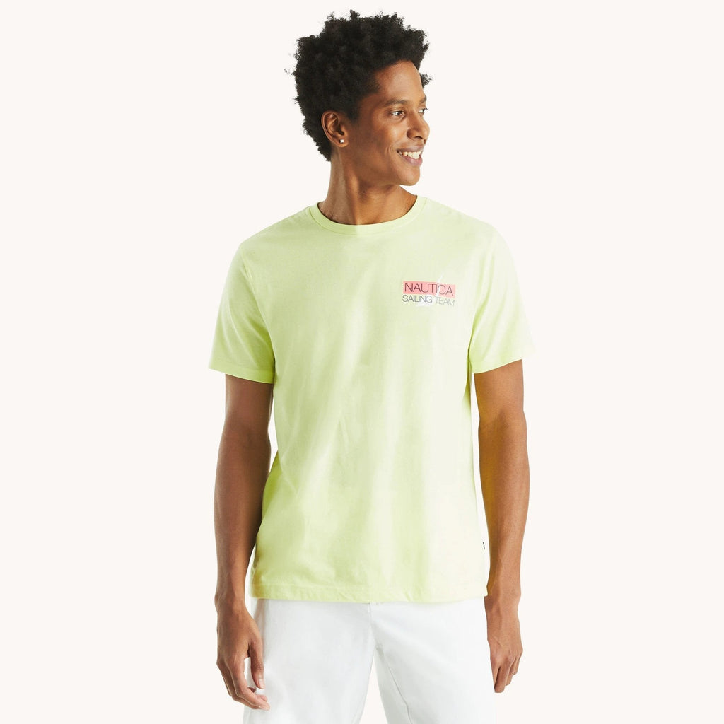Camiseta Nautica Mangas Cortas Estampada Para Caballeros by Nautica