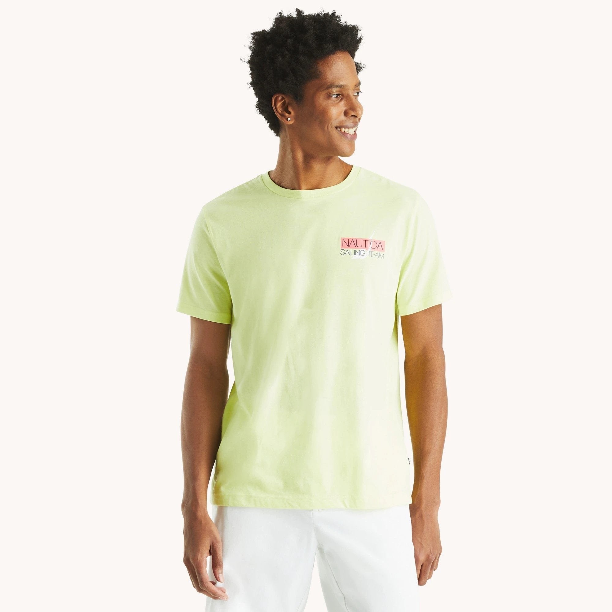 Camiseta Nautica Mangas Cortas Estampada Para Caballeros by Nautica