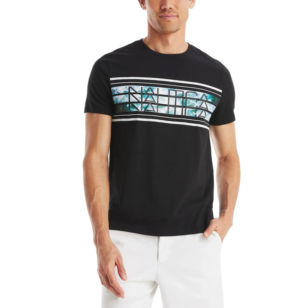 Camiseta Nautica Mangas Cortas Estampada Para Caballeros by Nautica