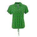 Blusa Adrienne Vittadi Mangas Cortas Estampada Para Damas by Adrienne Vittadini