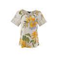 Blusa Adrienne Vittadini Mangas Cortas Estampado para Damas
