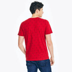Camiseta Nautica Mangas Cortas Estampado P/ Caballeros VR2728-6NR by Nautica
