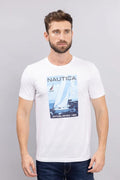 Camiseta Nautica Mangas Cortas Estampada Para Caballeros by Nautica