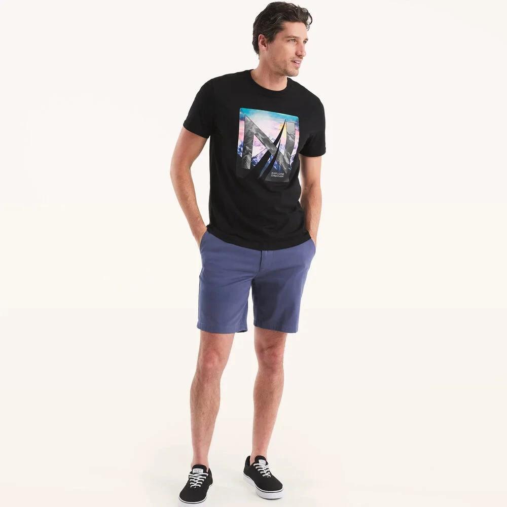Camiseta Nautica Mangas Cortas Estampada Para Caballeros by Nautica