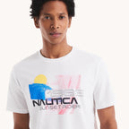 Camiseta Nautica Mangas Cortas Estampada Para Caballeros by Nautica