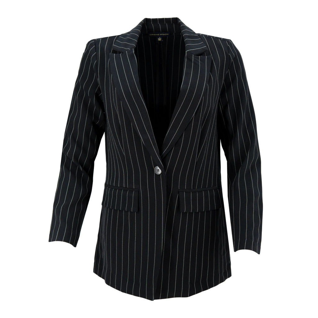 Chaqueta Adrienne Vittadini Mangas Largas Rayas Para Damas by Adrienne Vittadini