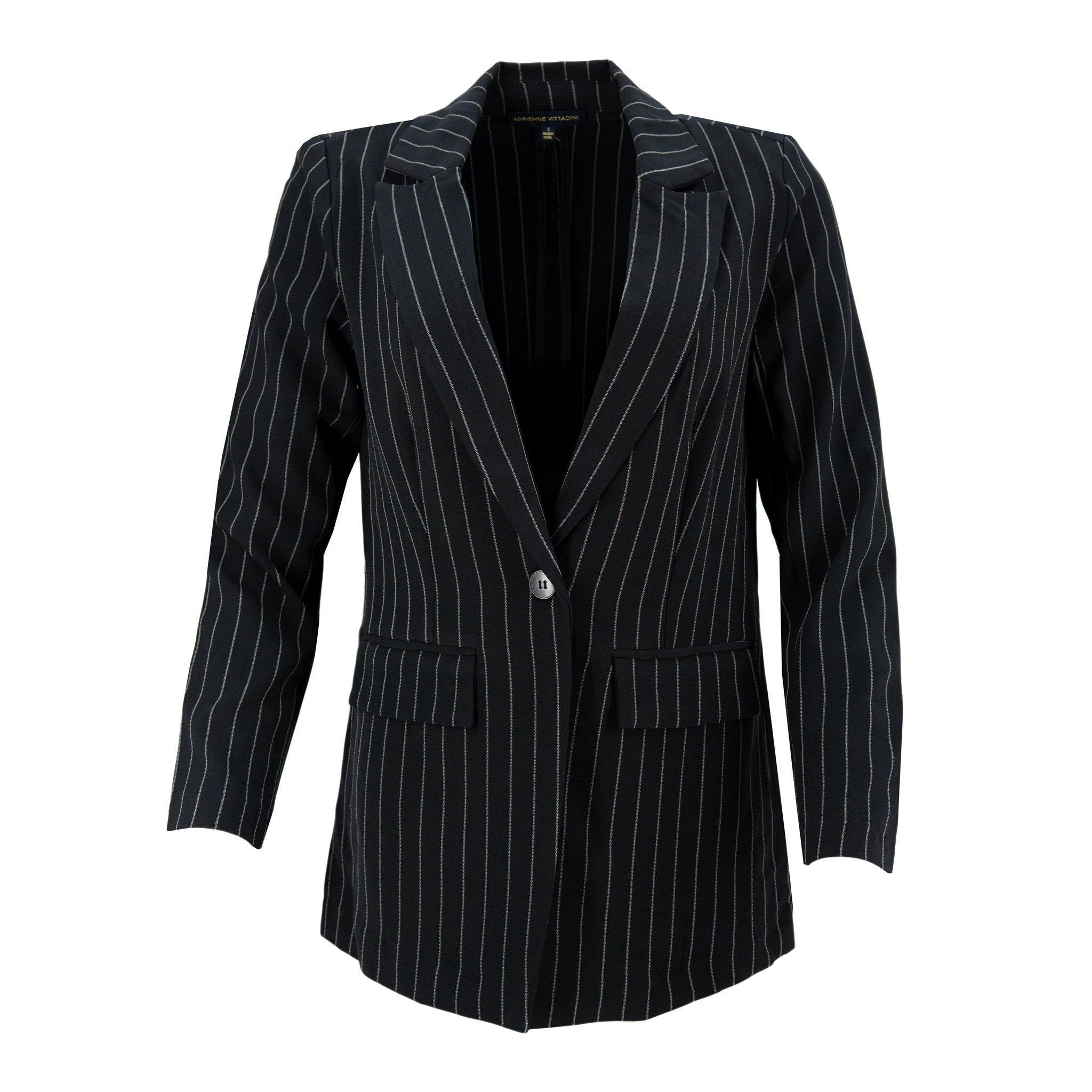 Chaqueta Adrienne Vittadini Mangas Largas Rayas Para Damas by Adrienne Vittadini