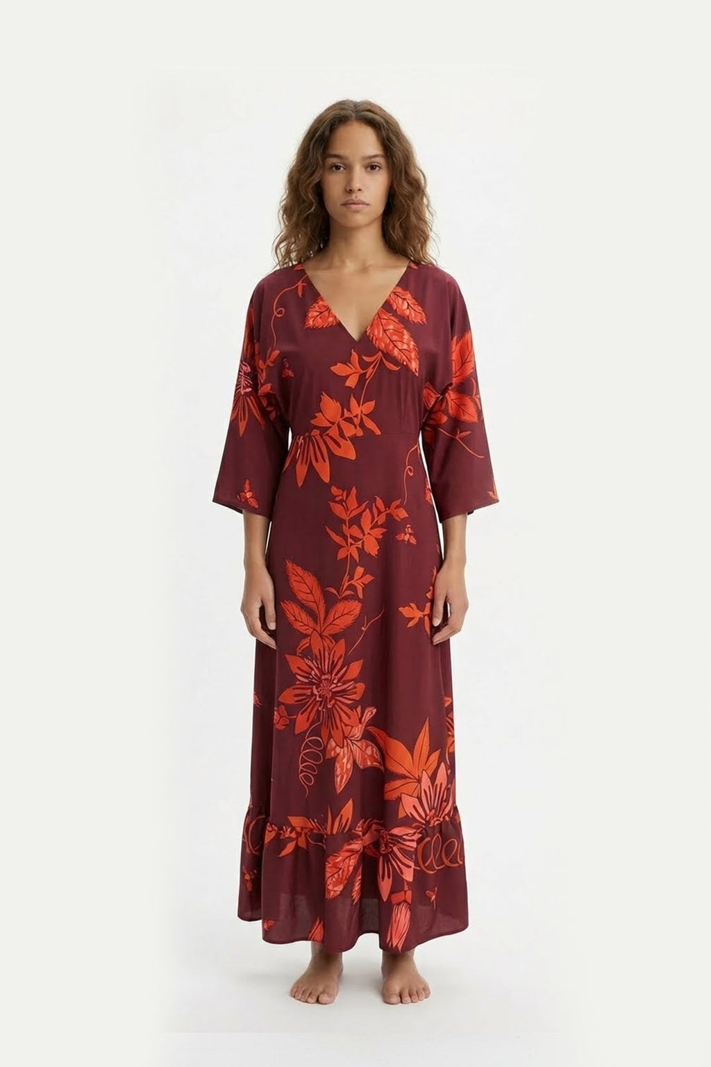 Vestido Magdalena Chulupa Burgundi - moda mujer Colombia OchoCinco