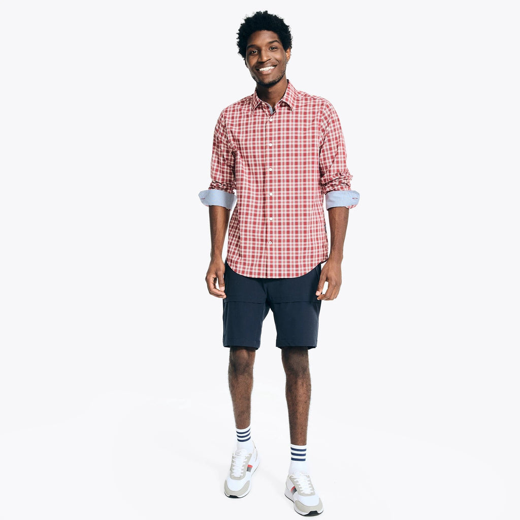 Camisa Nautica Mangas Largas Cuadros Para Caballeros by Nautica