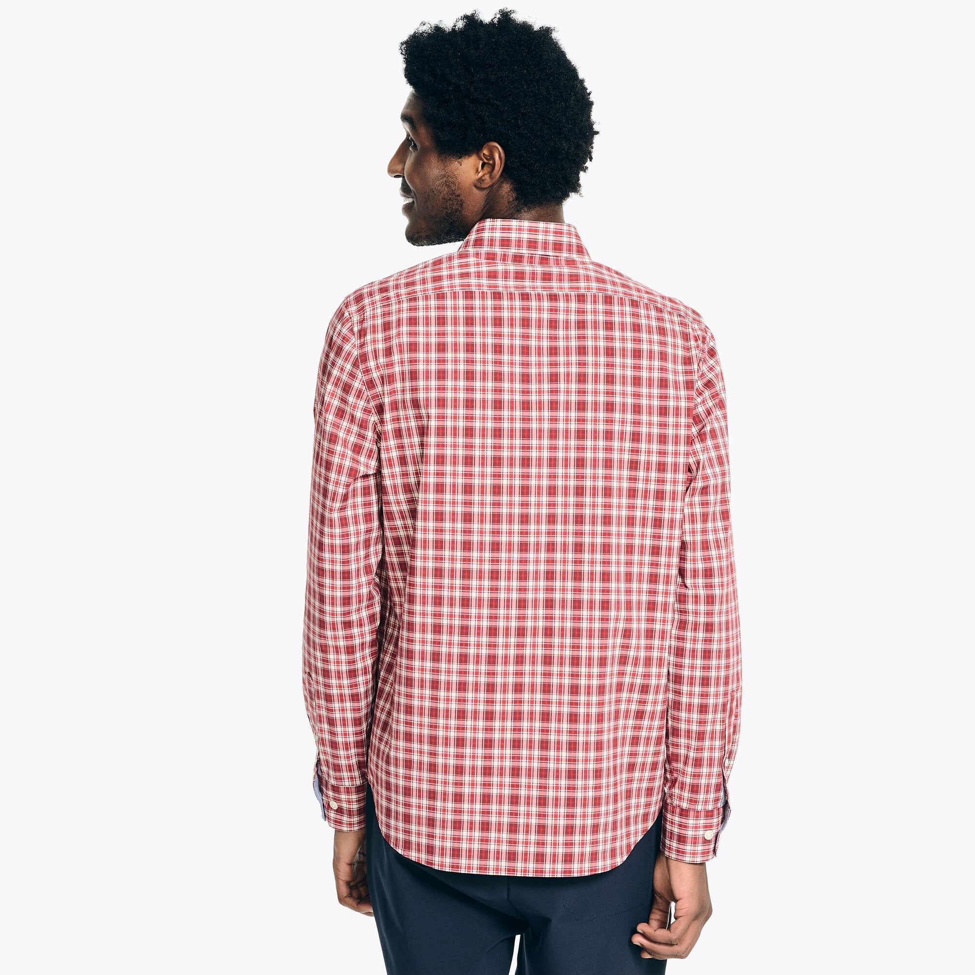 Camisa Nautica Mangas Largas Cuadros Para Caballeros by Nautica