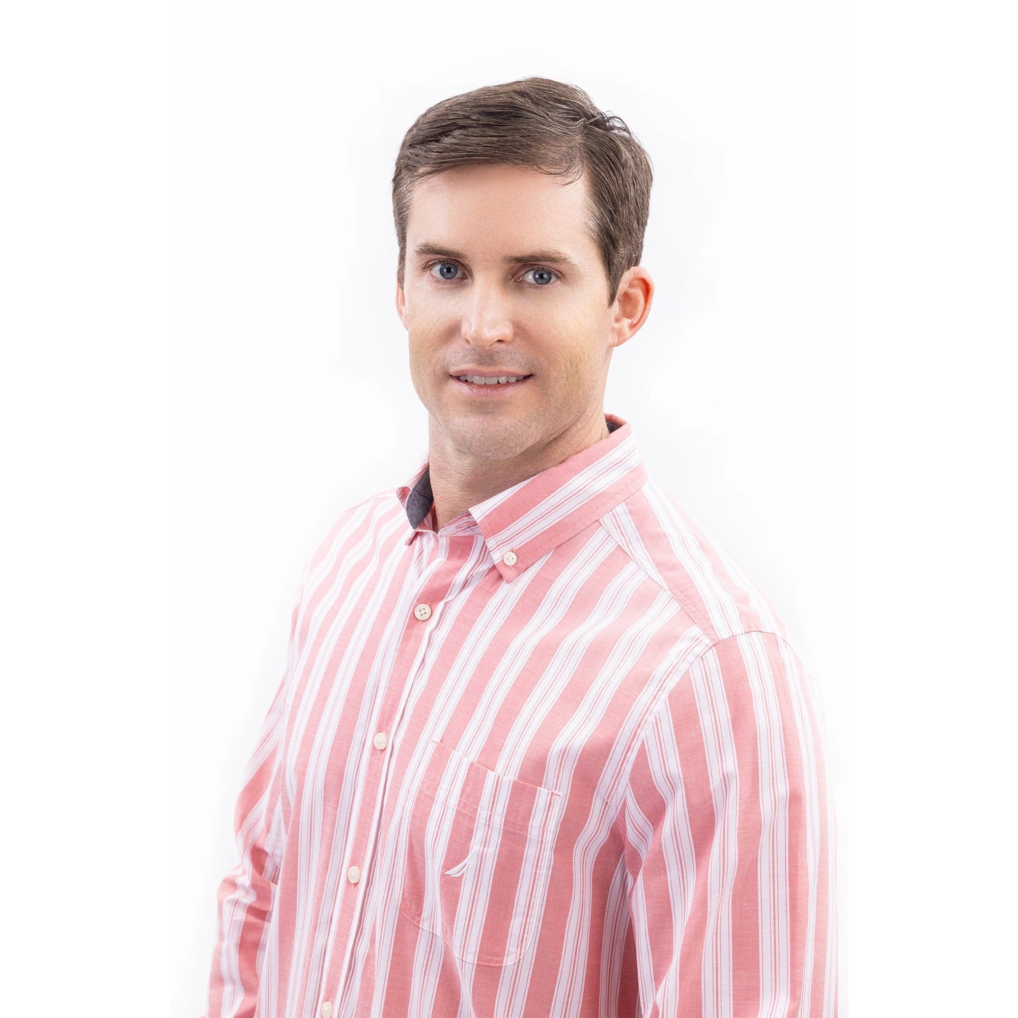 Camisa Nautica Mangas Largas Rayas Para Caballeros by Nautica