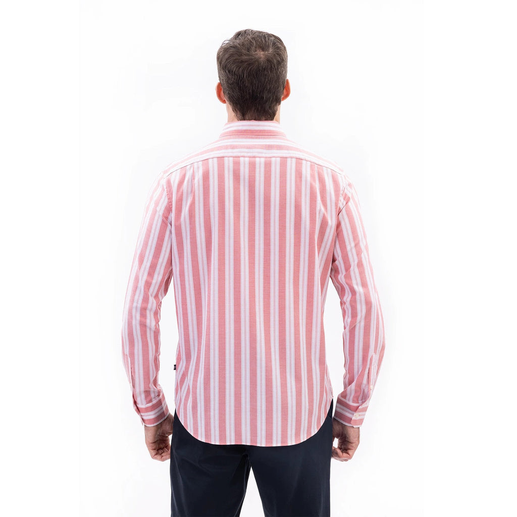 Camisa Nautica Mangas Largas Rayas Para Caballeros by Nautica