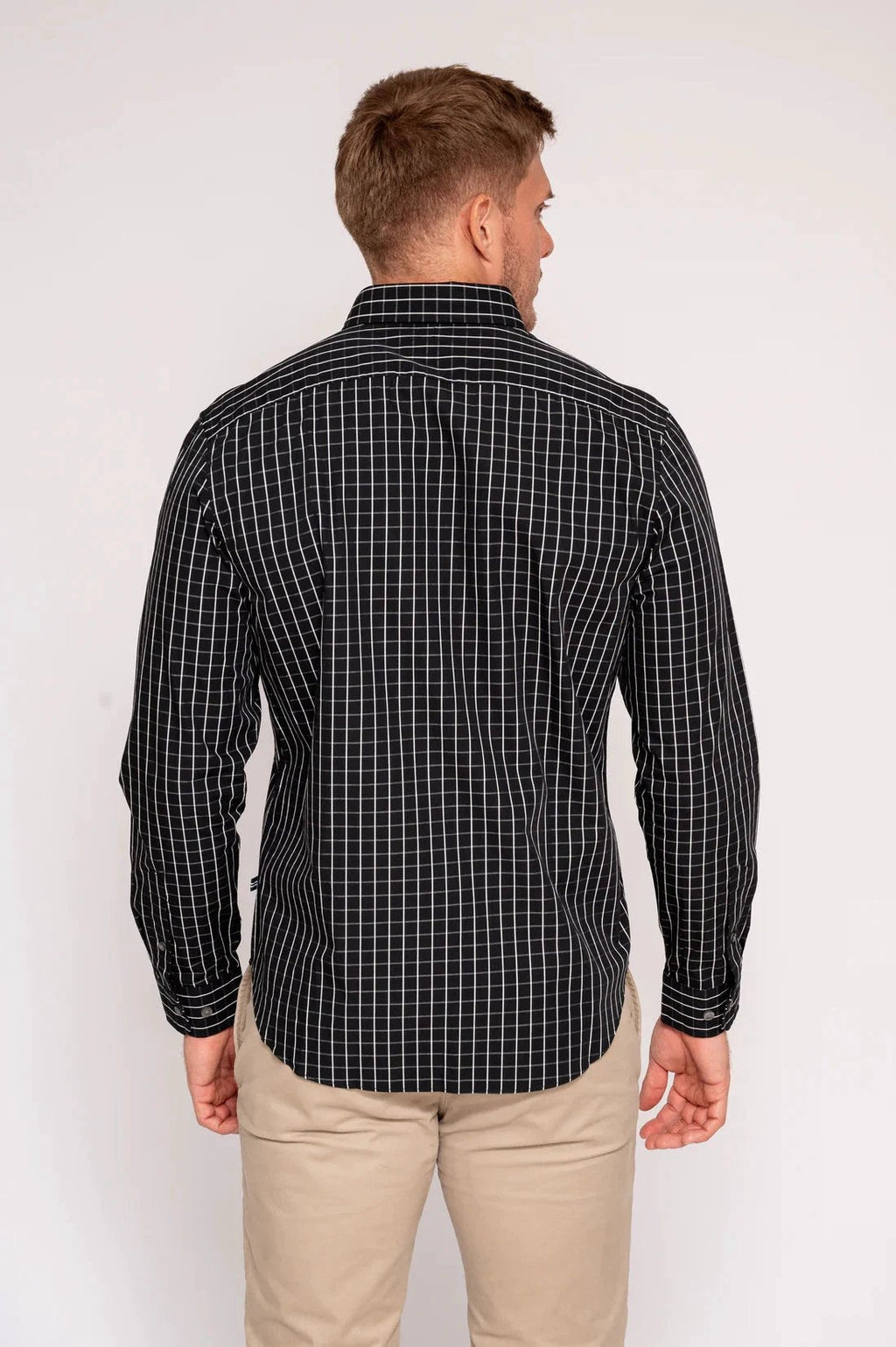 Camisa Nautica Mangas Largas Cuadros Para Caballeros by Nautica