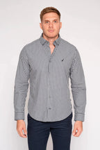 Camisa Nautica Mangas Largas Cuadros Para Caballeros by Nautica
