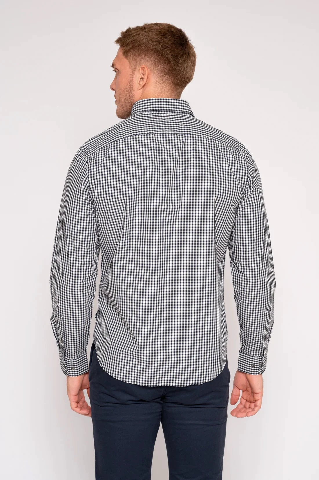 Camisa Nautica Mangas Largas Cuadros Para Caballeros by Nautica