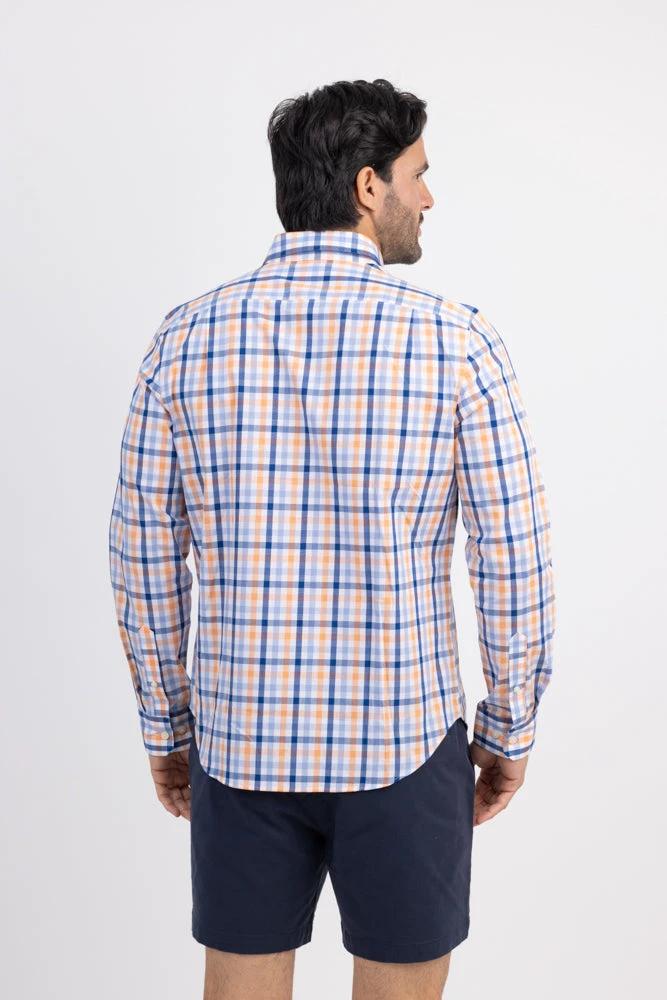 Camisa Nautica Mangas Largas Cuadros Para Caballeros by Nautica