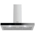 EXTRACTOR DE HUMO 36" CAMPANA FLAT INOX/NEGRO WHIRLPOOL