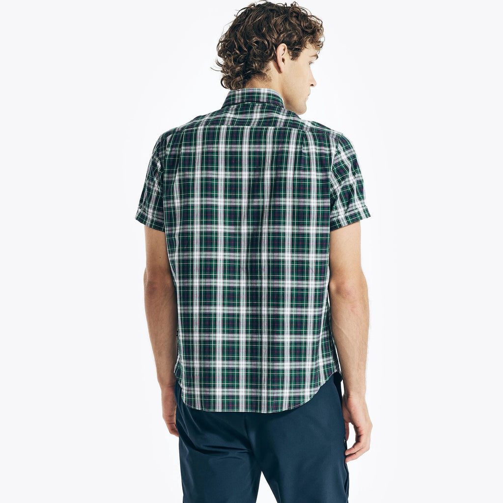 Camisa Nautica Mangas Cortas Cuadros Para Caballeros by Nautica