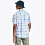 Camisa Nautica Mangas Cortas Cuadros P/ Caballeros WR3532-4PE by Nautica