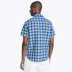 Camisa Nautica Mangas Cortas Cuadros P/ Caballeros WR3537 by Nautica