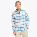 Camisa Nautica Mangas Largas Cuadros Para Caballeros by Nautica