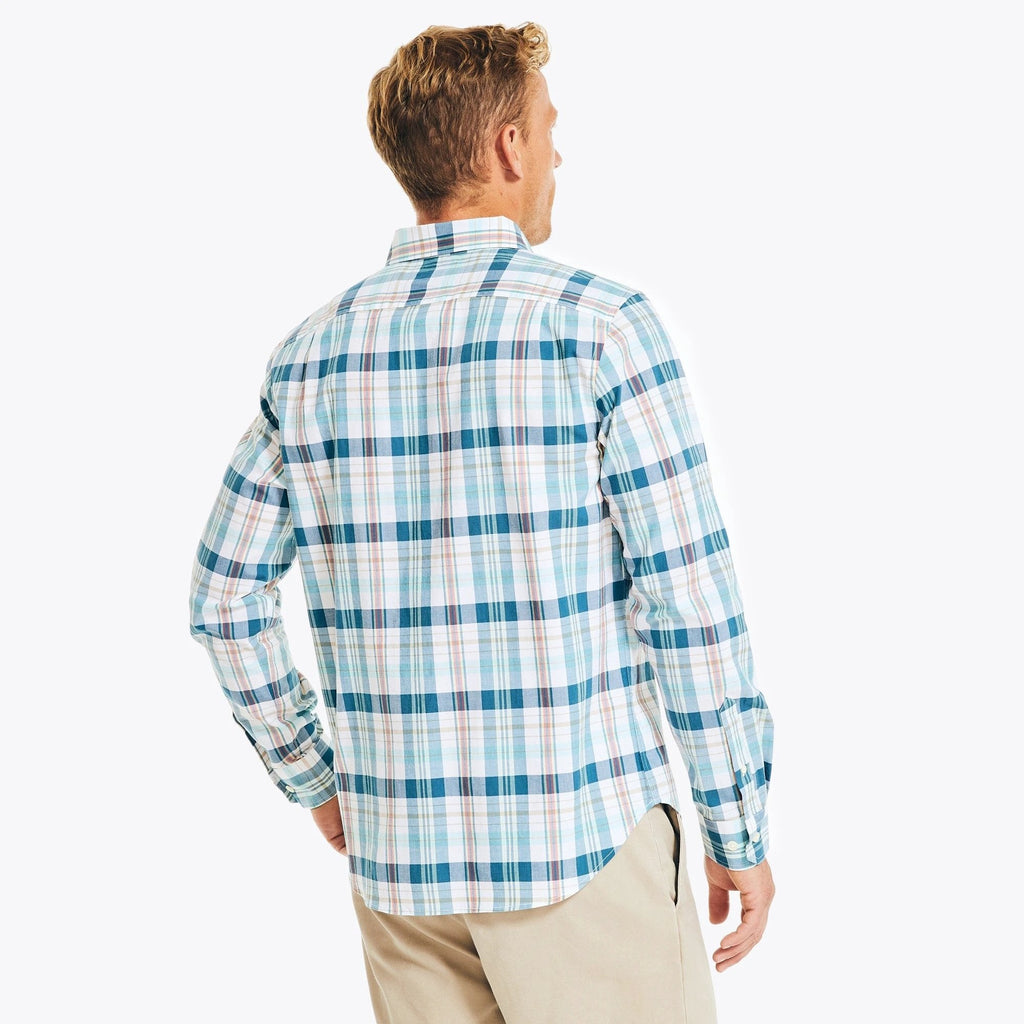 Camisa Nautica Mangas Largas Cuadros Para Caballeros by Nautica