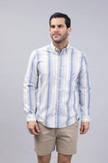Camisa Nautica Mangas Largas Rayas Para Caballeros by Nautica
