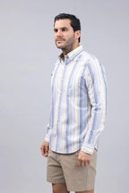 Camisa Nautica Mangas Largas Rayas Para Caballeros by Nautica