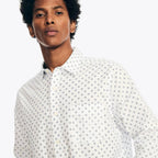 Camisa Nautica Mangas Largas Estampada Para Caballeros by Nautica
