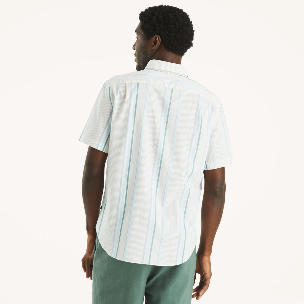 Camisa Nautica Mangas Cortas Rayas Para Caballeros by Nautica