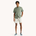 Camisa Nautica Mangas Cortas Cuadros Para Caballeros by Nautica