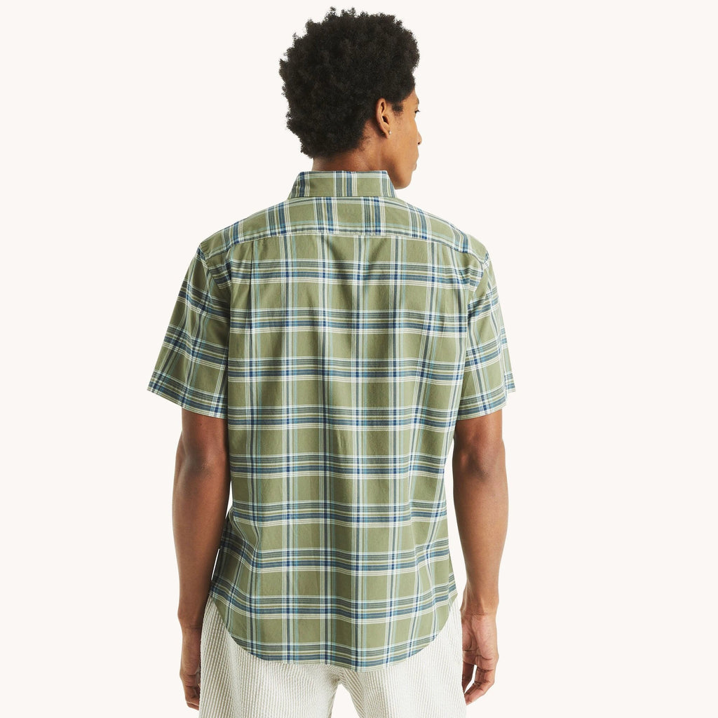 Camisa Nautica Mangas Cortas Cuadros Para Caballeros by Nautica