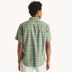 Camisa Nautica Mangas Cortas Cuadros Para Caballeros by Nautica
