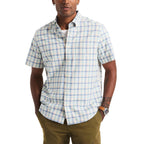 Camisa Nautica Mangas Cortas Cuadros Para Caballeros by Nautica