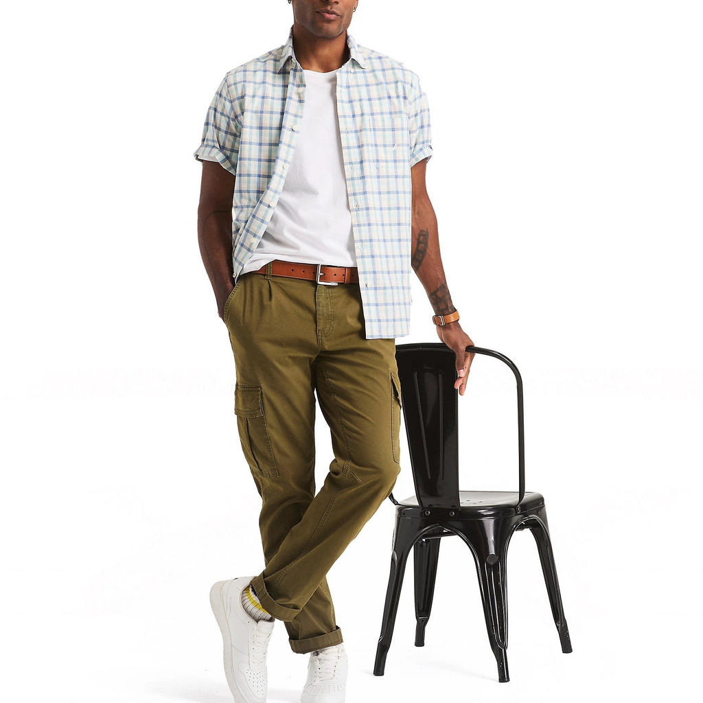 Camisa Nautica Mangas Cortas Cuadros Para Caballeros by Nautica