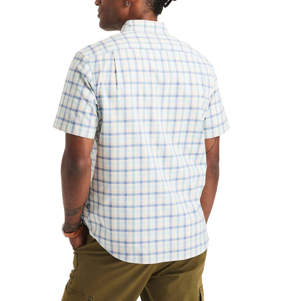Camisa Nautica Mangas Cortas Cuadros Para Caballeros by Nautica