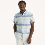 Camisa Nautica Mangas Cortas Rayas Para Caballeros by Nautica